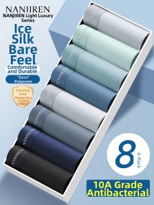 Nanjiren | Ice Silk Summer Thin Antibacterial Mens Boxers