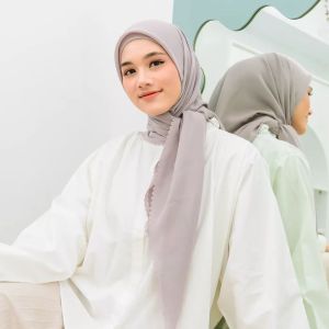 (SG Seller) Lozy Hijab - Haraa Voal (Square Hijab Lasercut)