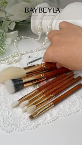 BAYBEYLA Venus sandalwood top wool short handle brush set 7-piece set