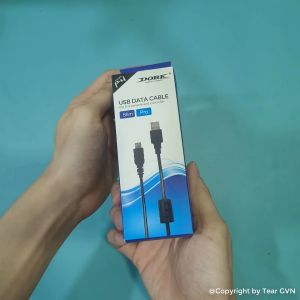 Cáp sạc Micro USB DOBE dài 2M cho tay cầm PS4 / Điện thoại