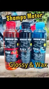 Shampo Motor GLOSSY & WAX Fresh Blue 250 ML