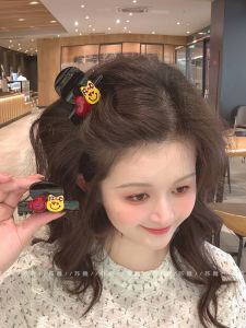 Original Design Polka Dot Heart Shaped Hair Clip Womens Half Updo Shark Clamp Fashionable Hair Accessories Commuting Daily Use