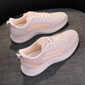Womens Square Dance Shoes Breathable Soft Bottom Mesh Surface Summer New Style Sport Shoes for Ghost Step Dancing