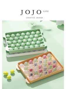 JOJOS L. PD.Winter Ice Cube Trays with Lid Home Use Kitchen Tools for Making Ice Blocks Ice Maker Mold with Cover