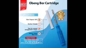 Tools Cartridge Printer Obeng Bor Tangan 3.6mm Infus Cartridge Canon 810 811 47 57 40 41 830 831 740 741 745