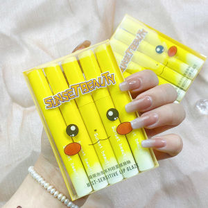 Velvet Matte Lipstick Set of 5 in Gift Box Waterproof Long-lasting Color Boosting Cosmetic Mousse Lipstick Non-smudging