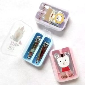 Set 02 cắt móng tay chân kềm cắt thép không gỉ kèm hộp đựng kìm bấm móng tay hàng cao cấp - Gia dụng Phước Hòa