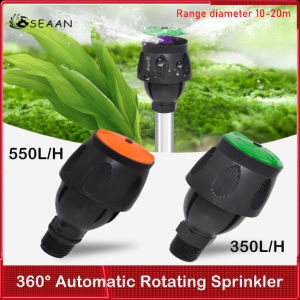 Garden Long Distance Sprinkler 360° Automatic Rotating Sprinkler 350/550L/H Lawn Agriculture Irrigation Accessories