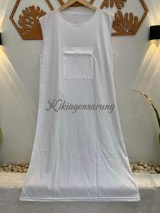 SINGLET GAMIS UMRAH KANTONG DEPAN DALAMAN GAMIS PERLENGKAPAN UMRAH WANITA