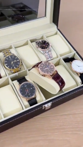 Leather Watch Box Watch Display Box Watch Storage Kotak Jam Tangan Watches Organizer Jewellery Case