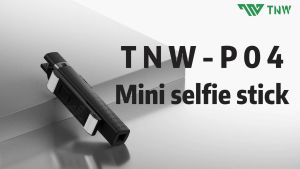 TNW P04 Mini Selfie Stick Tongsis Bluetooth Tripod 4-IN-1 Tongsis Portable Remote dan Lampu Sorot