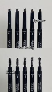 Eyebrow Pen Waterproof Pensil Alis Double Tip Cosmetics Natural Long-Lasting and Sweetproof
