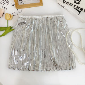 กระโปรงสั้นเอวสูงเซ็กซี่สำหรับผู้หญิง กระโปรงสั้นทรงเอ ชุดการแสดงบนเวที กระโปรงสั้นทรงเอ กระโปรงสั้นทรงเอ