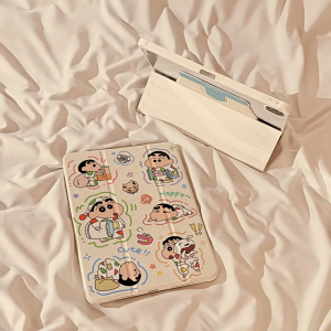 เคสไอแพด ฝาหลังอะครีลิคมีช่อง ใส่ปากกา สำหรับ Gen11 10.2 Gen10 Air7 Air6  ชินจัง  สำหรับ Pro11 MINI7