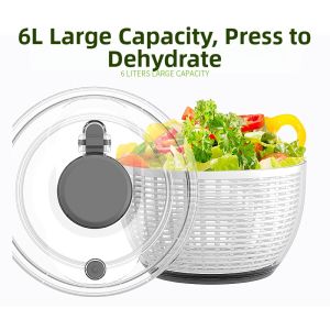 Vegetable and Fruit Dewatering Tool for Salad Prep
