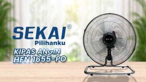 SEKAI Kipas Angin Dinding Tornado / Kipas Angin Meja 16 Inch - HFN 1655