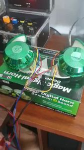 Còi ngân xanh và còi ngân trắng hàn quốc (12 và 24v) hàng chính hãng