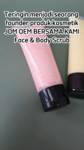 (NOT220310808K) FACE SCRUB WHITENING (80ml) Mencerahkan Memutihkan Facial Exfoliating Moisturizing Acne Blackhead Cream