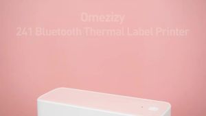 Máy In Nhãn Nhiệt Bluetooth Phomemo PM-241 118mm Máy In Vận Chuyển Không Dây Tương Thích Với iPhone Android Mac Windows
