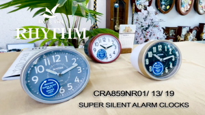 Đồng hồ Rhythm CRA859NR13- Kt 12.0 x 10.1 x 6.7cm 184g. Vỏ nhựa dùng PIN