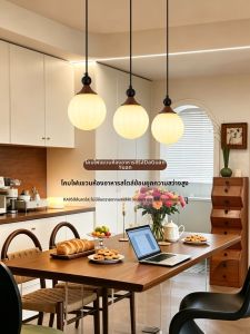 DGY | Vintage Style French 3-Headed Walnut Wood Chandelier