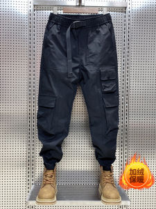 Quần Dài Công Sở Ấm Áp Rộng Rãi Thể Thao Nam Đa Năng Thời Trang Thu Đông Quần Dài Thường Ngày Cỡ Lớn Phong Cách Harajuku