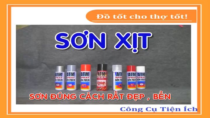 Sơn xịt ATM  cao cấp, bình lớn dạng xịt 400GR(CHÍNH HÃNG CÓ ĐỦ MÀU) tha hồ lựa chọn bv