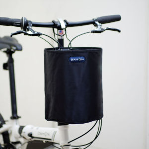 Thickened Canvas Bicycle Basket Foldable Electric Vehicle Bike Basket Waterproof Skateboard Scooter Basket Cycling Gear Parts