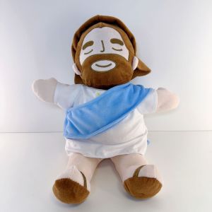 Bandai | Maria and Jesus Baby Sleeping Companion Sound Soothing Musical Plush Toys With Air Bag And Light Doll Breathing Kawaii Toy Gifts