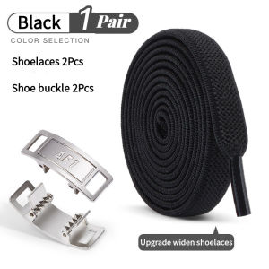 Elastic Laces Sneakers Tennis No Tie Shoe laces AF1 Lock Shoelaces without ties Kids Adult 8mm Flat Shoelace Shoe accessories