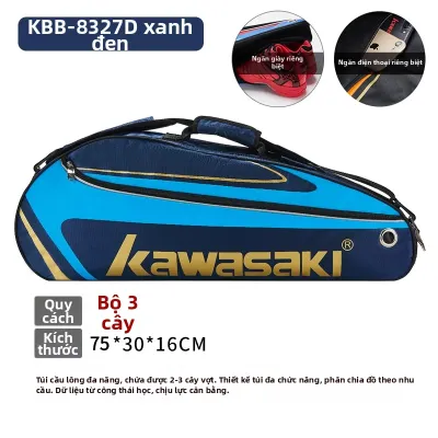 Kawasaki | Túi Đựng Cầu Lông Đa Năng 3 Cái