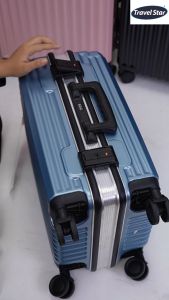 Travel Star TNL023 Alumimium Frame Antitheft Password Lock Premium Luggage Bag (20/24 inch) Cabin Bagasi