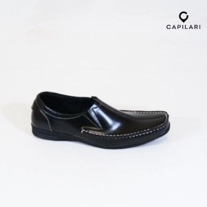 Capilari- Sepatu Pantofel SlipOn Formal Pria XBN 904 Hitam