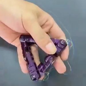 Metal Chain Fidget Toy for Stress Relief and Hand Exercise EDC Antistress Toy for Adults with Autism ADHD