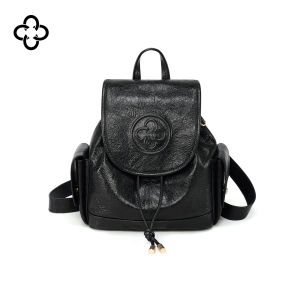 Vegetable Tanned Leather Backpack For Women