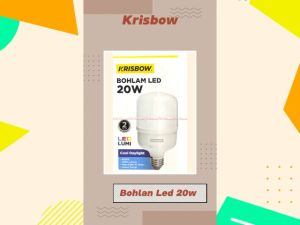 Krisbow Jumbo Bohlam Led 20w Lumi Cool Daylight Bola Lampu Boh lam Bolam 20watt Hemat Energi Garansi 2tahun Kris