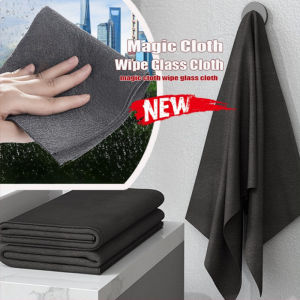 1/10 miếng giẻ lau kính ma thuật microfiber khăn lau cửa sổ xe hơi siêu thấm Phụ kiện làm sạch xe ô tô kính nhà bếp