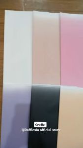 [5 LEMBAR] Flower Wrapping Bi Color Cellophane 60X60Cm Waterproof Kertas Bunga Gradient