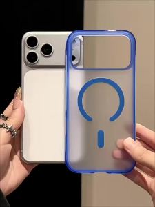 Ốp Điện Thoại iPhone 18/17 Pro Max Cao Cấp Mờ Trong Suốt Tương Thích MagSafe Bảo Vệ Chống Sốc 4 Góc Bằng Túi Khí Chất Liệu TPU+PC Lai