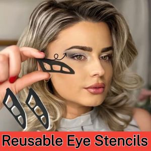 Eyeshadow Tool Multifunctional Reusable Eye Stencils Easy To Makeup For Beginner