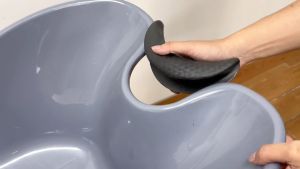 Sincecu Silicone Shampoo Pillow – Non-Slip Hair Washing Headrest with Suction Cups | Ergonomic Neck Support