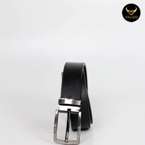 [VALQO] Ikat Pinggang TUSO 125 cm Sabuk kulit Sapi Hitam Pria Cowok Tusuk Pinggang Normal 28 - 42 inch