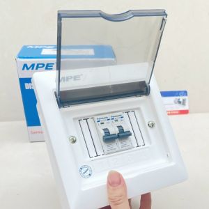 TỦ ĐIỆN ÂM TƯỜNG 4 ĐƯỜNG MPE CHỨA MCB TS-4 (không bao gồm CB)