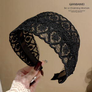 Cover Gray Hair Headdress Female Wide Brim Hair Pressing Headband Spring and Summer Thin Headband Internet Hot New Classy Hairpin Cover Handy Gadget