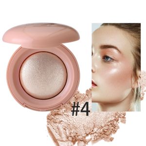 Long-lasting waterproof fine shimmer highlighter natural glossy effect brighten the contour and modify the face