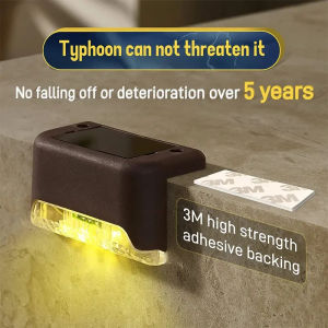 Lampu Pagar (Harga Untuk 4pcs) LED Solar Lamp Hias Taman Tangga Sudut Jalan Atap Tenaga Surya Panel Solar Cell / Lampu Pagar TEnaga Matahari/ Lampu Solar Cell / Solar Deck Light