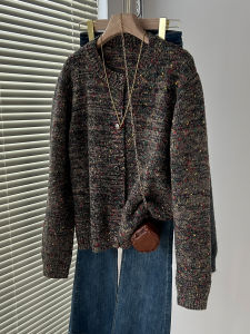 QINGNAER | Retro Versatile Oversized Knit Cardigan