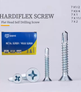(PER BOX) Hardiflex Screw Flat Screw Window Screw Job Screw Metal Screw For Metal