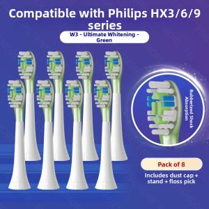 Philips Electric Toothbrush Head Replacement for HX684A/684B/684C/684E/684J/684P Deep Cleaning Adult Hardness Grade Normal Specification