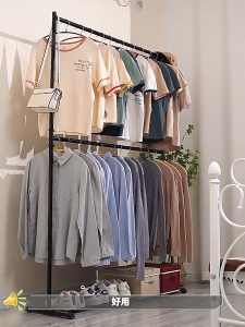 Stand Hanger Gantungan Baju Berdiri Bahan Besi Tempat Gantung Baju Gawangan Baju Rak Baju Serbaguna Premium Quality